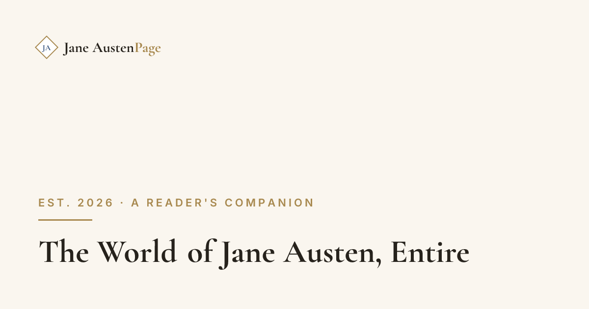 Jane Austen Page